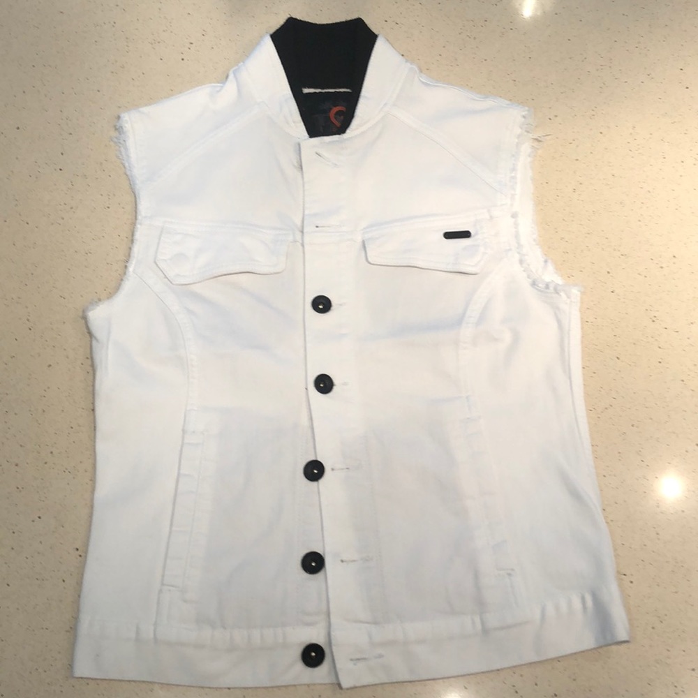 G by Guess Men’s White Vest